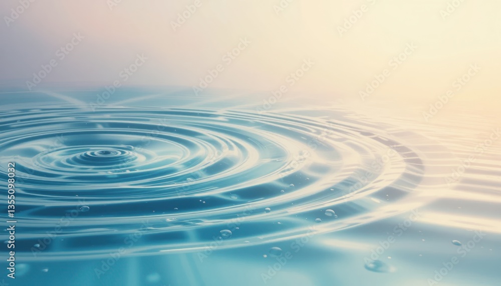 Aufkleber rippling water action in a serene nature environment abstract content captured from a tranquil viewp