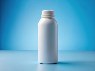 white plastic bottle with cap