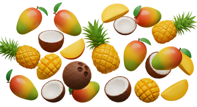 Citrus and Smiley Pattern