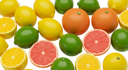 Citrus and Smiley Pattern