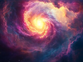 Cosmic Spiral Nebula. (1)