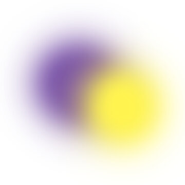 Royal purple lemon yellow gradient dots