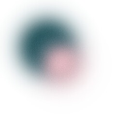 Midnight green rose pink gradient dots