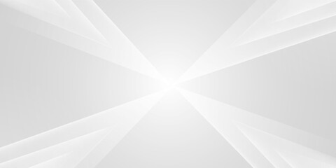 Obraz premium Modern White Background. Technology Banner. Vector Illustration. Abstract Business Wallpaper