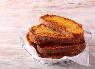 Homemade spicy roast bread