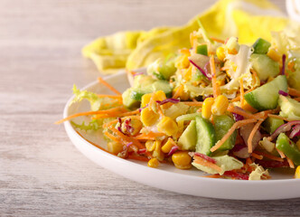 Mixed vegetable salad