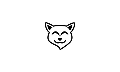 cat logo design for animal pet company