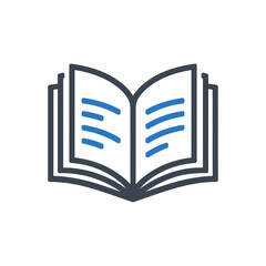 Open Bible with Bookmark Icon