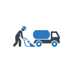 Cement Worker Icon