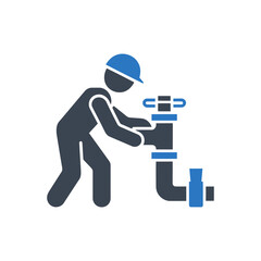 Pipe Work Repair Icon