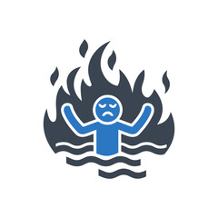 Drowning in Fire Icon