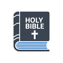 Bible with Bookmark Icon