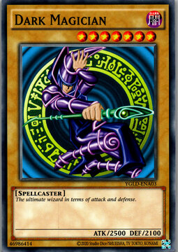 Hamburg, Germany - 03082025: high res scan of a English yu gi oh card called dark magician.