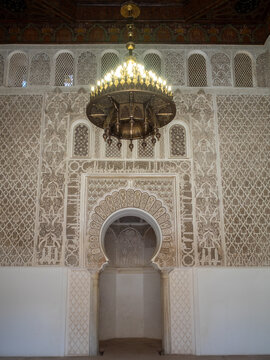 Ben Youssef Madrassa Mihrab of the prayer hall