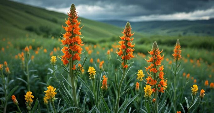 Aaron's rod or Golden root (Rhodiola rosea) produced plants with substantial roots - highly potent medicinal qualities. Remarkable medicinal herbs and a Tibetan medicine product.