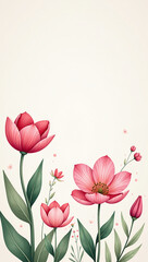 beautiful spring illustrations various projects including scrapbooking cards invitations posters tags stickers vector