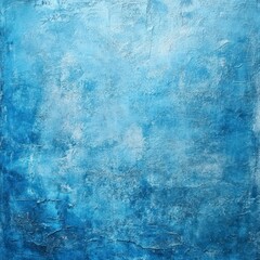 Grunge blue wall background or texture