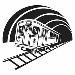 black and white building