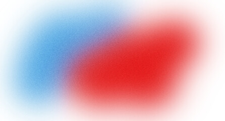 Red and blue colors blending together creating a gradient effect on a transparent background, ideal for digital art projects