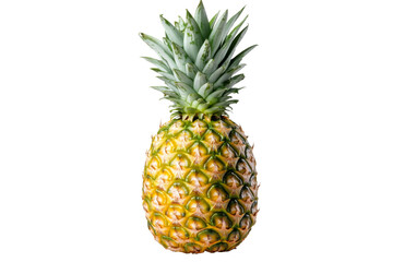 Fototapeta premium Ripe whole pineapple isolated