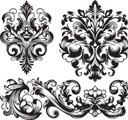 Luxury Ornamental Vintage Vector Bundle | Baroque, Royal Frames & Floral Designs