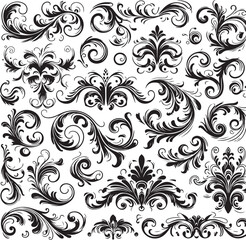 Luxury Ornamental Vintage Vector Bundle | Baroque, Royal Frames & Floral Designs