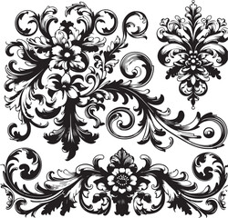 Luxury Ornamental Vintage Vector Bundle | Baroque, Royal Frames & Floral Designs