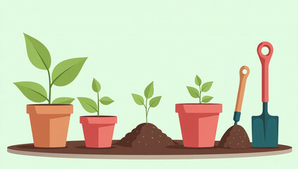 gardening tools include plant flowerpot seed shovel various items planting cultivating garden effectively every