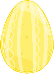 Easter egg element PNG