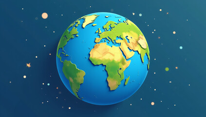 Fototapeta premium illustrations earth often used world planet icons digital