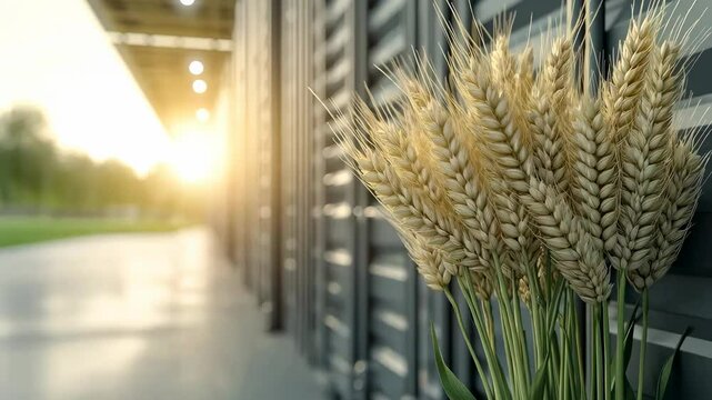 Grain network: video wheat import export dynamics, global trade practices, agricultural production, international shipping, market economy, and interconnected supply systems in commerce.