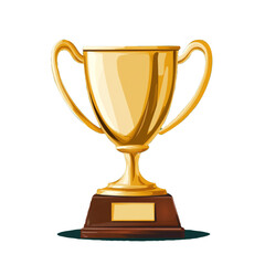 Trophy icon, trophy logo, gold trophy cup, Gold cup isolated on white background, gold cup isolated on white, gold trophy cup, Vector illustration trophy
