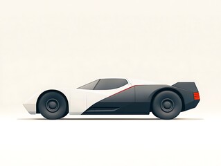 Retro Sports Car Design.