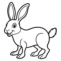 vector illustration of a bunny