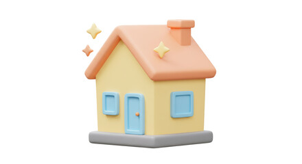 Isolated Family Home with Stars