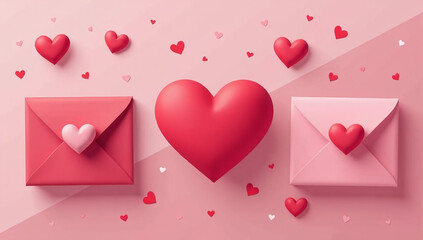 valentine heart envelopes traditionally designed holiday february