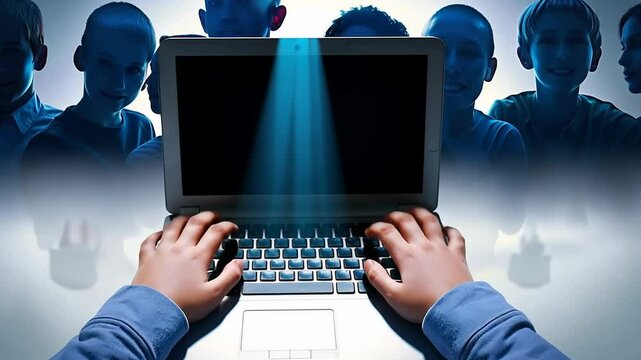 Digital harassment: online abuse, virtual aggression, unethical behavior, phone threats, mistreatment in chat rooms, internet bullying, handling challenges, communication struggles, online harm.