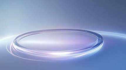 Abstract Oval Platform, Light Effects