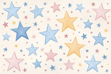 Obraz premium seamless star pattern