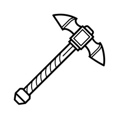 Unique Black Hammer Vector for Logos and Branding

