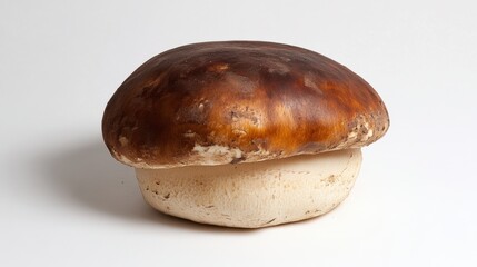 Fresh Edible Mushroom with a Smooth Cap and White Stem Ideal for Culinary Use in Cooking