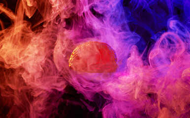 Brain Floating in Mist