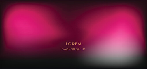 Abstract pink and purple gradient background with soft blur effect, creating a dreamy, modern look. Ideal for elegant design templates. Vector illustration.