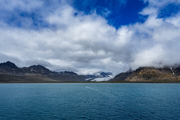 Landscapes of Fortuna Bay, South Georgia