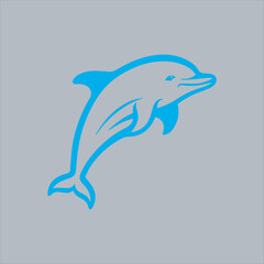 Simple Dolphin Line Art Illustration,Minimalist Dolphin Outline Drawing,Vector Dolphin Icon Black and White,Hand Drawn Dolphin Sketch Design,Elegant Dolphin Silhouette Illustration