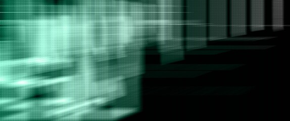 abstract green and grey background with motion blur and halftone texture