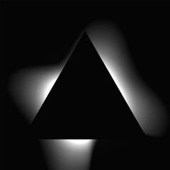 Triangle illuminate light frame