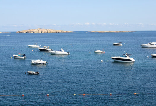 Malta sea and boats
