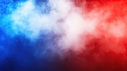 Obraz premium Abstract red blue smoke swirls, dark background, design element (14)