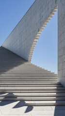Modern Architecture Steps for Lisbon Sunlight.